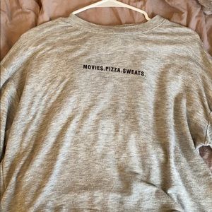 Gray, long sleeved crop- Forever 21